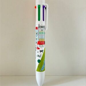 Multi-Color 6-Color Retractable Ballpoint Pen Paris